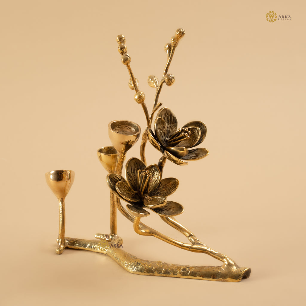 Arka Design Brassy Glow Premium Handcrafted Brass Decorative Accent