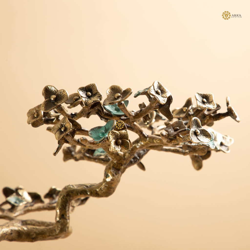 Arka Design Bonsai Bliss  Grand Handcrafted Brass Bonsai Sculpture for Luxury Interiors