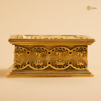 Arka Design Divine Pedestal – Handcrafted Brass Base for Idols & Décor
