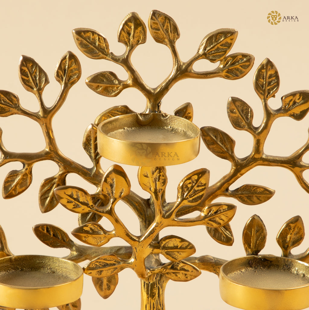Arka Design Candivine – Handcrafted Brass Candle Holder for Spiritual & Elegant Décor