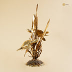 Arka Design Shellflora – Handcrafted Brass Floral Shell Sculpture for Luxury Home Décor