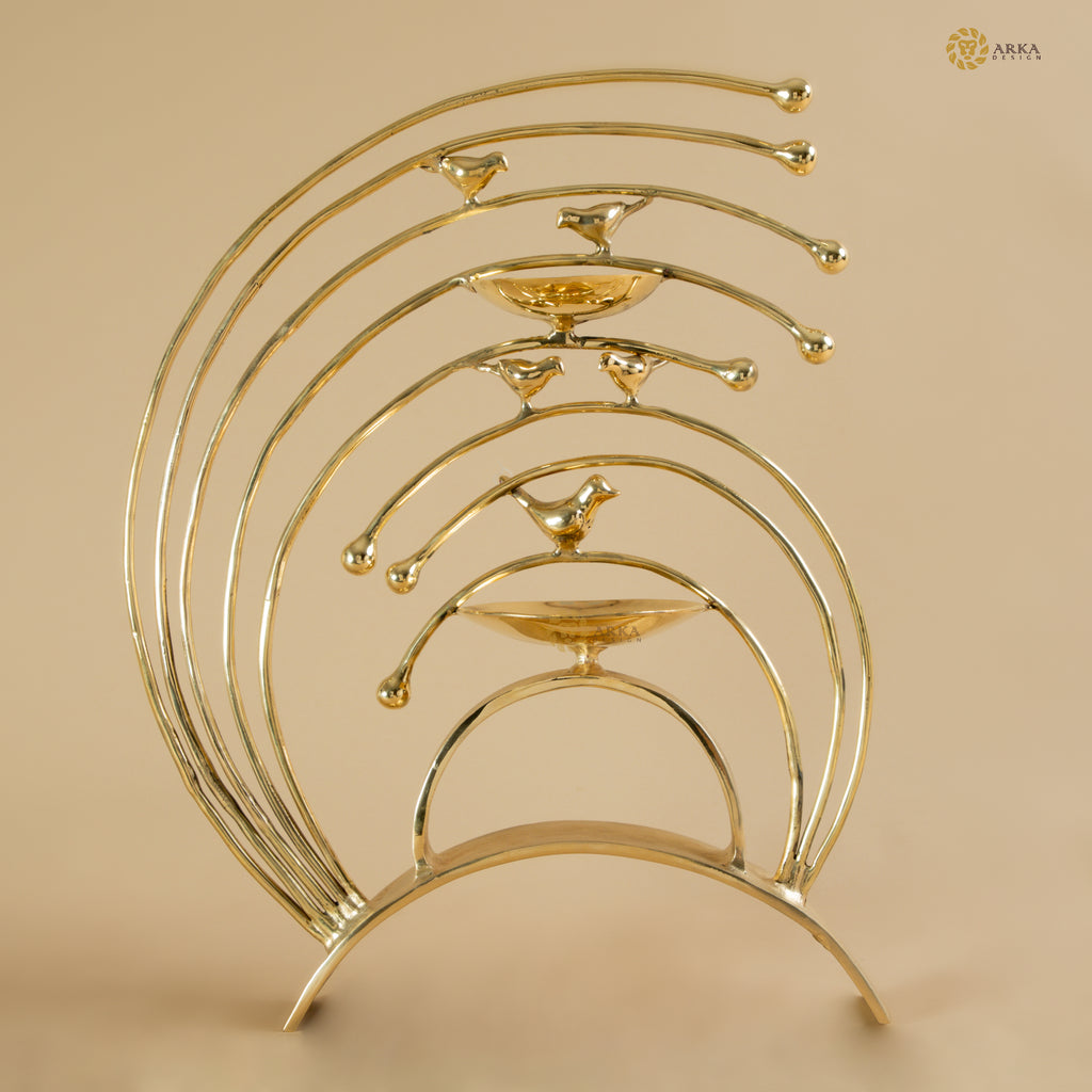 Arka Design Arc Art – Handcrafted Brass Abstract Sculpture for Luxury Home Décor