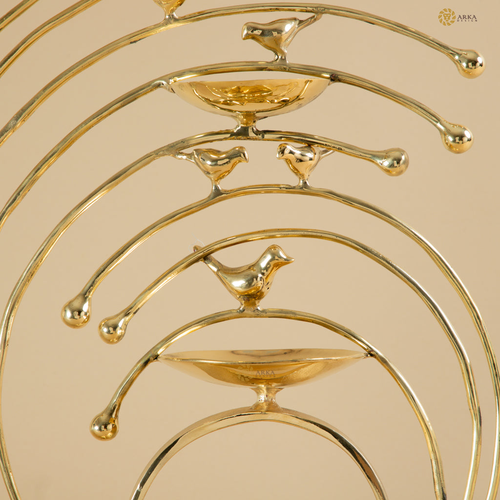 Arka Design Arc Art – Handcrafted Brass Abstract Sculpture for Luxury Home Décor