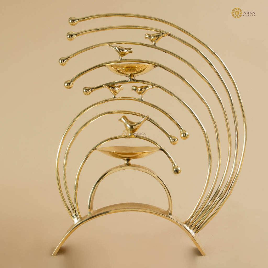 Arka Design Arc Art – Handcrafted Brass Abstract Sculpture for Luxury Home Décor