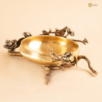 Arka Design Rose Bowl – Handcrafted Brass Floral Decorative Bowl for Luxury Home Décor