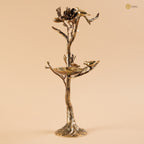 Arka Design Chocolate Stand Handcrafted Brass Decorative Stand for Luxury Interior.