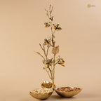 Arka Design Dry Fruit Holder Handcrafted Brass Decorative Bowl for Luxury Home Décor