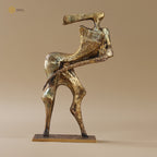 Arka Design Mystic Figure – Handcrafted Brass Abstract Sculpture for Luxury Home Décor