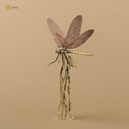 Arka Design Perchfly Art – Handcrafted Brass Bird Sculpture for Luxury Home Décor