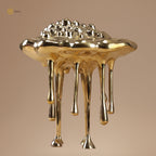 Arka Design Melting Earth – Handcrafted Brass Abstract Sculpture for Luxury Home Décor