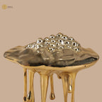 Arka Design Melting Earth – Handcrafted Brass Abstract Sculpture for Luxury Home Décor