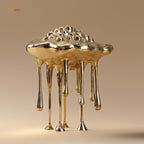 Arka Design Melting Earth – Handcrafted Brass Abstract Sculpture for Luxury Home Décor
