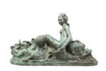 Beautiful Mermaid Rising From Sea Statue Sculpture