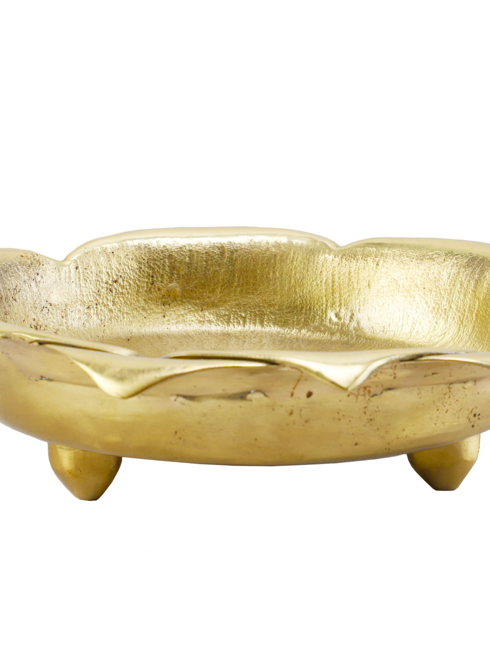 Lotus Brass Urli-cum-Fruit Bowl