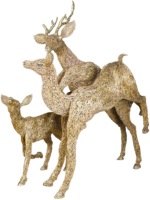 Brass Deer Sculpture