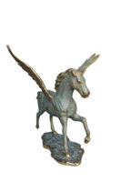 Flying Angel Horse Brass Showpiece